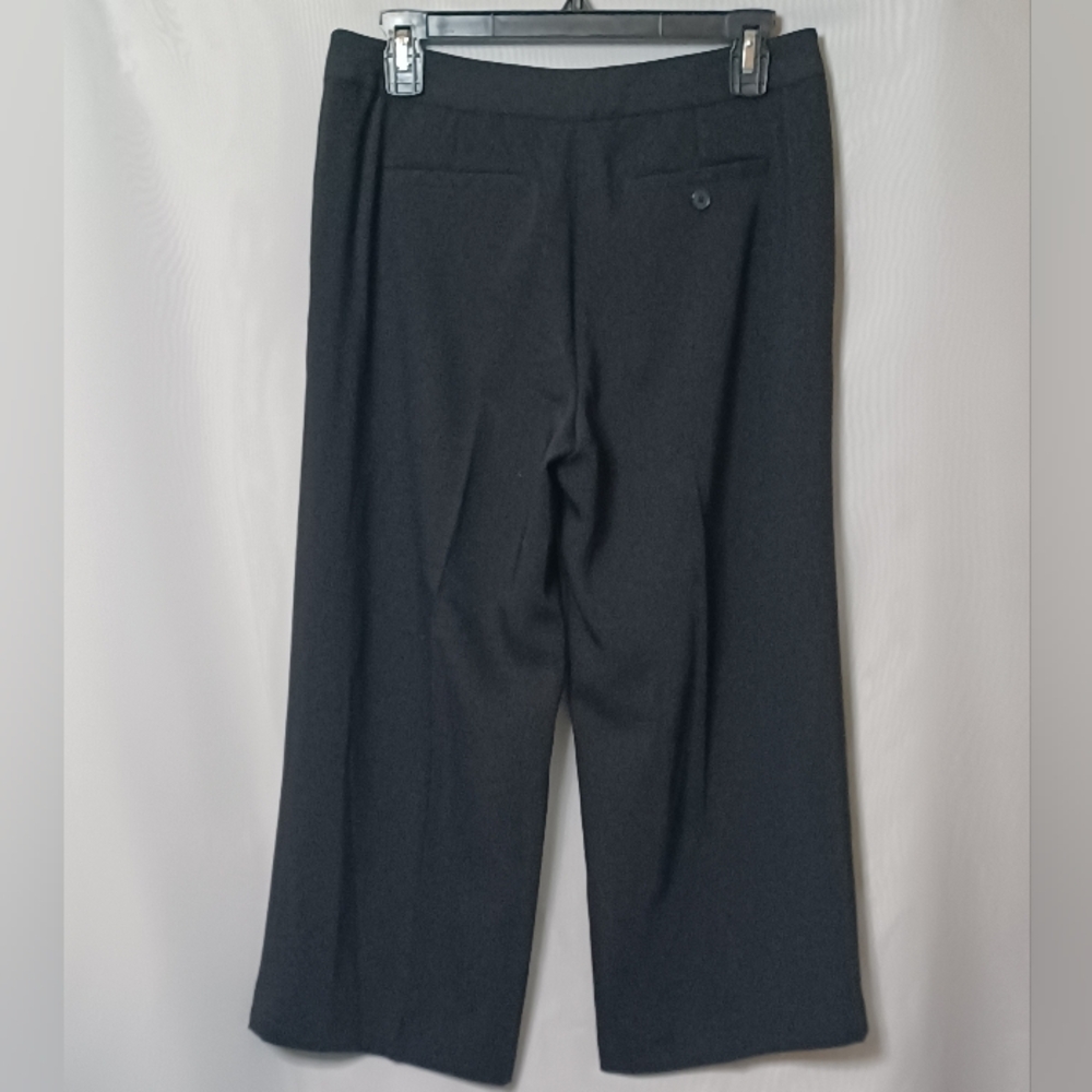 LAUREN RALPH LAUREN Petite Women's Black Wide Leg Crop Pants. 6P - Picture 6 of 10